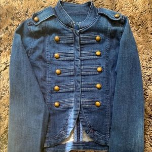Stylish girls jean jacket size 10 (XL)